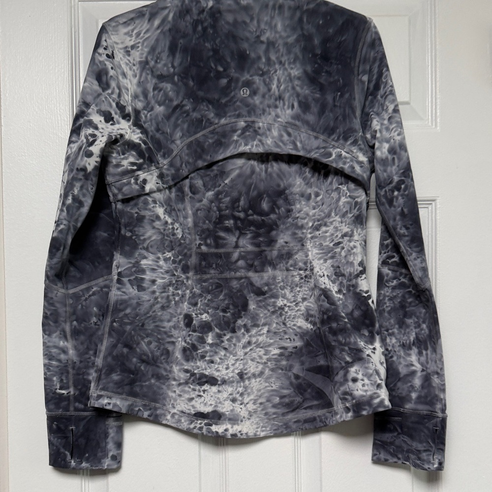 Women’s Gray Marble-Print Lululemon Define Jacket Luxtreme Size 10 - Picture 5 of 8
